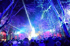 Un piano sous la neige - Place Sathonay
